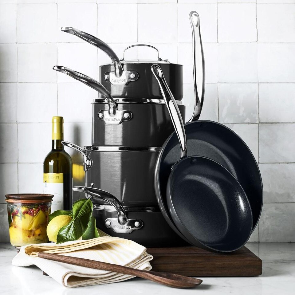 GreenPan™ Revolution Ceramic Nonstick 10Piece Cookware Set Williams Sonoma AU